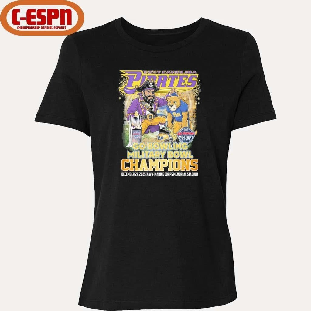 ECU Pirates mascot Military Bowl Champions Shirt