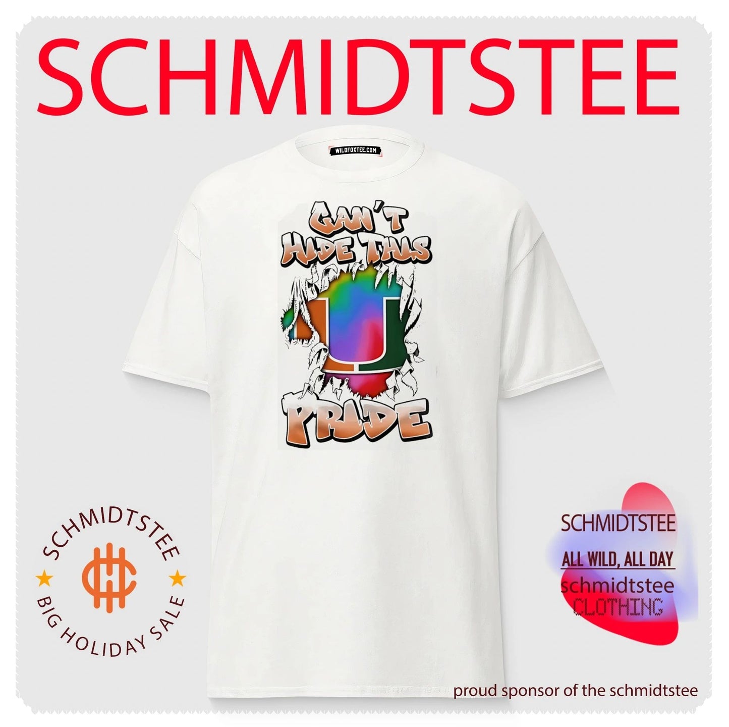Miami Hurricanes can’t hide this pride logo shirt