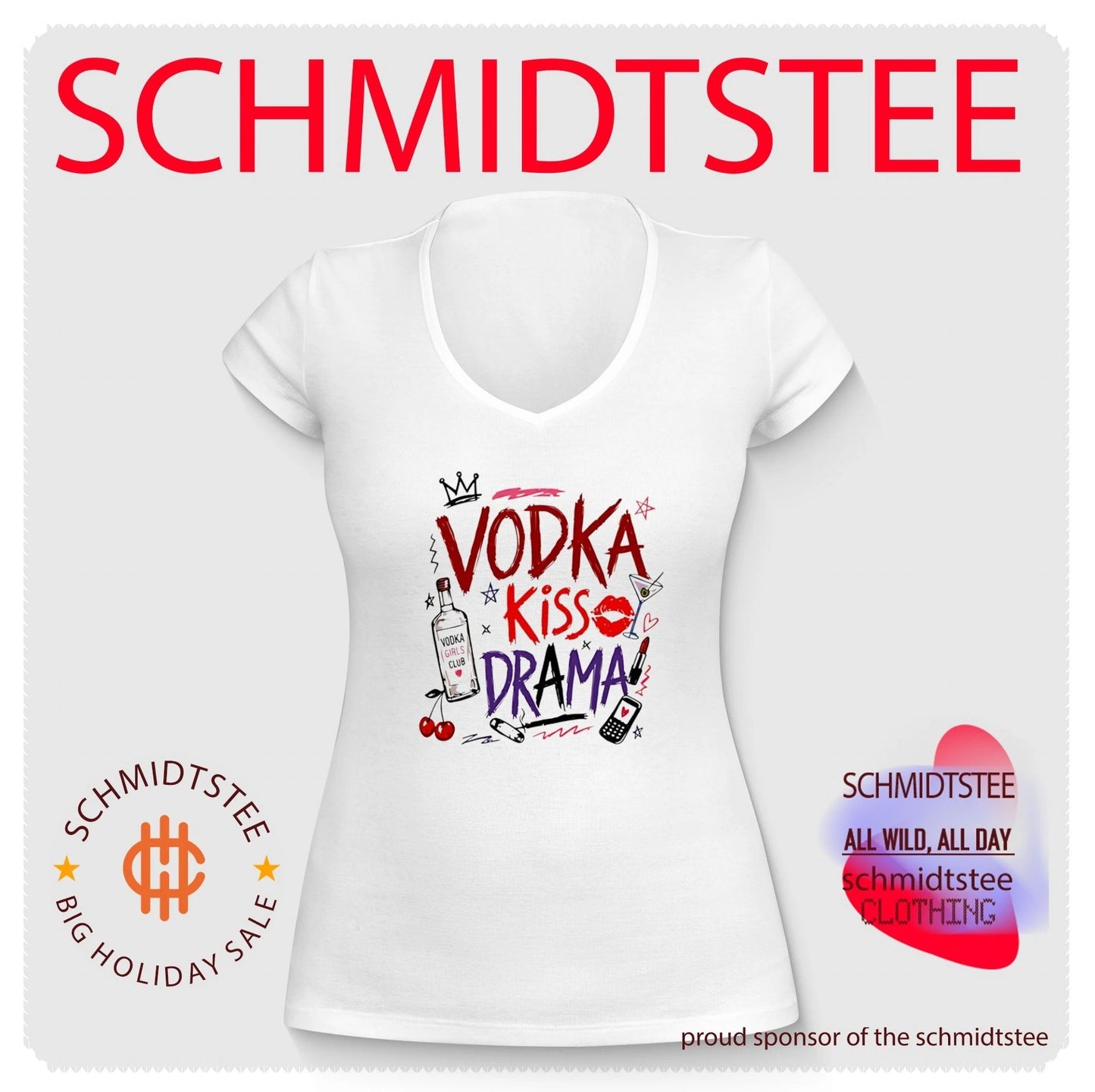 Vodka kiss drama vodka girls club shirt