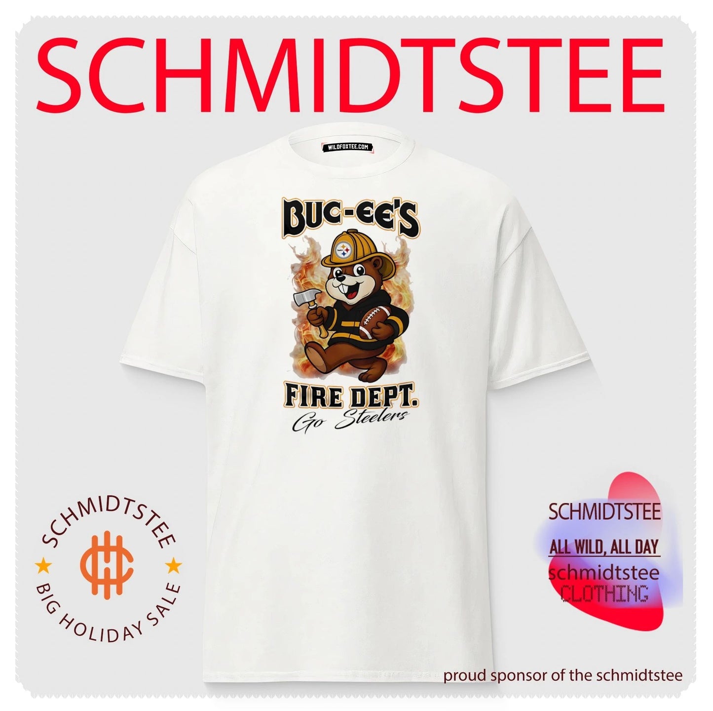 Pittsburgh Steelers Buc-Ee’s Fire Dept go Bears Firefighter Strong shirt