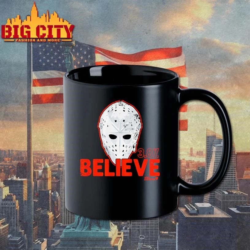 Philadelphia Flyers Hockey Believe 3.8% Mask 2026 Shirt