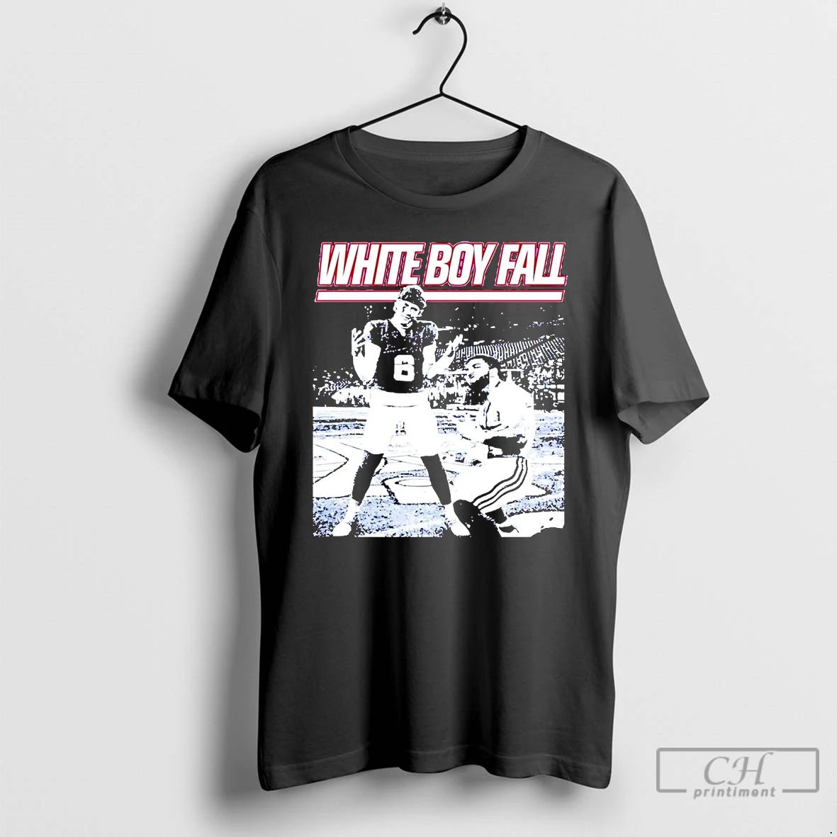 Premium New York Giants White Boy Fall T Shirts