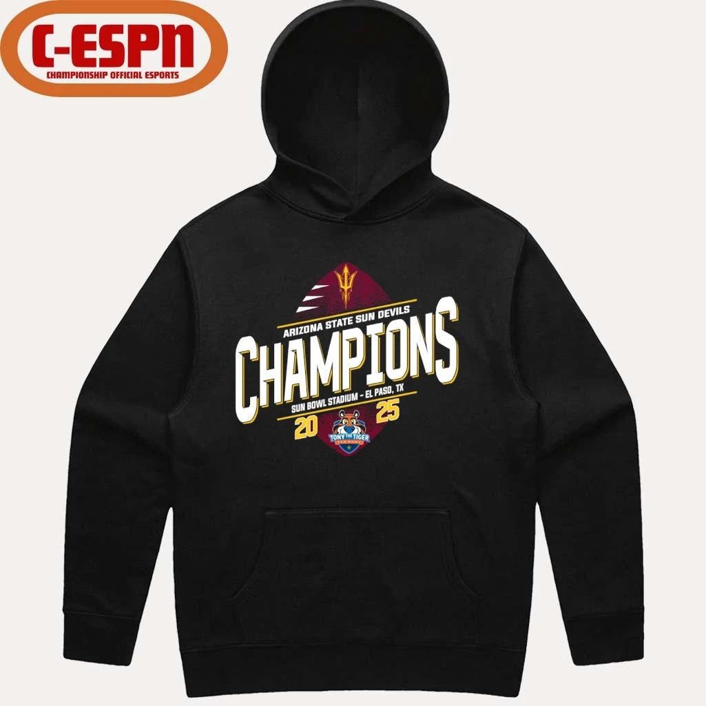 Arizona State Sun Devils Tony The Tiger Sun Bowl Champions T-shirt