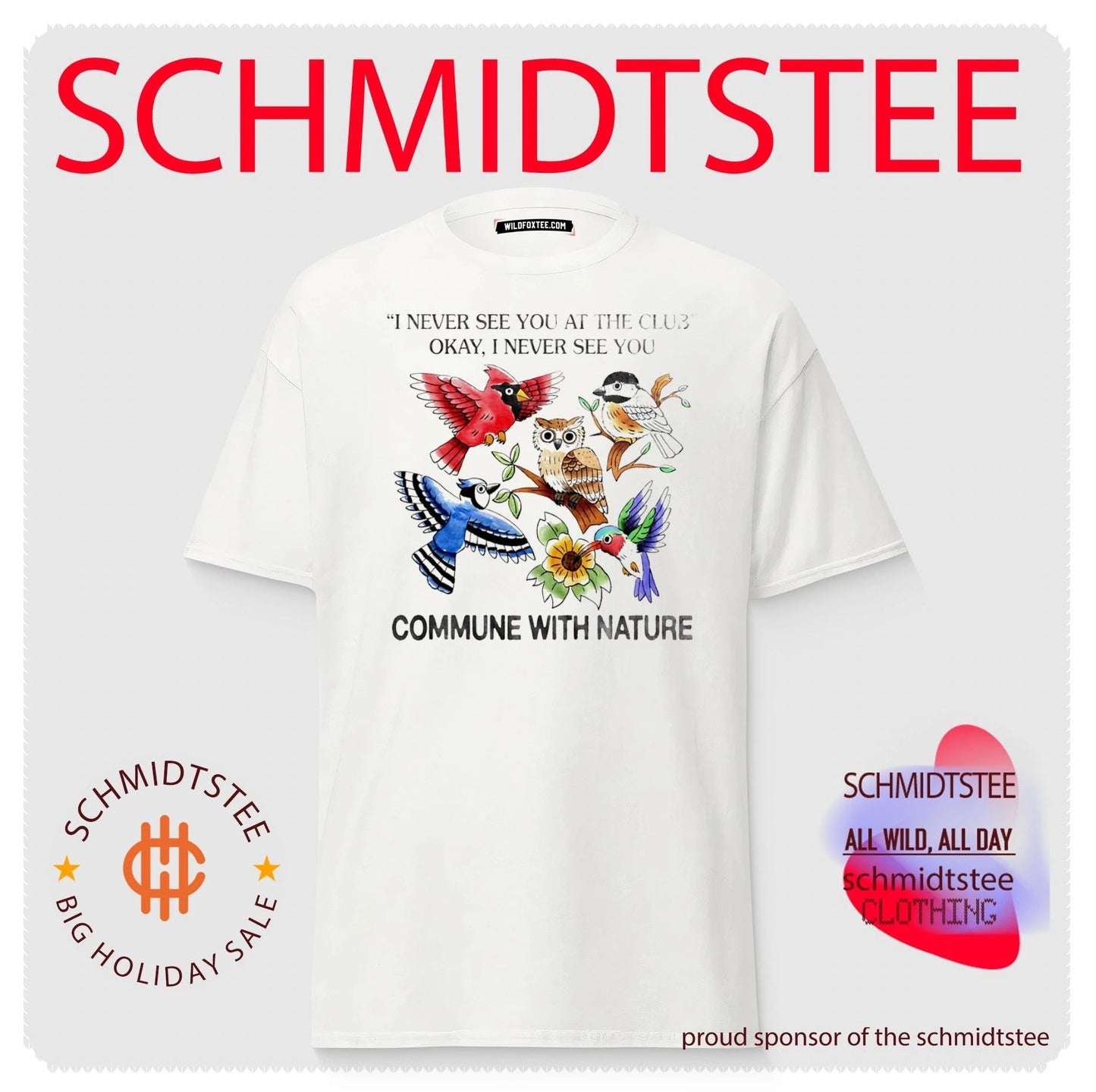 I never see you at the club okay i never see you commune with nature shirt