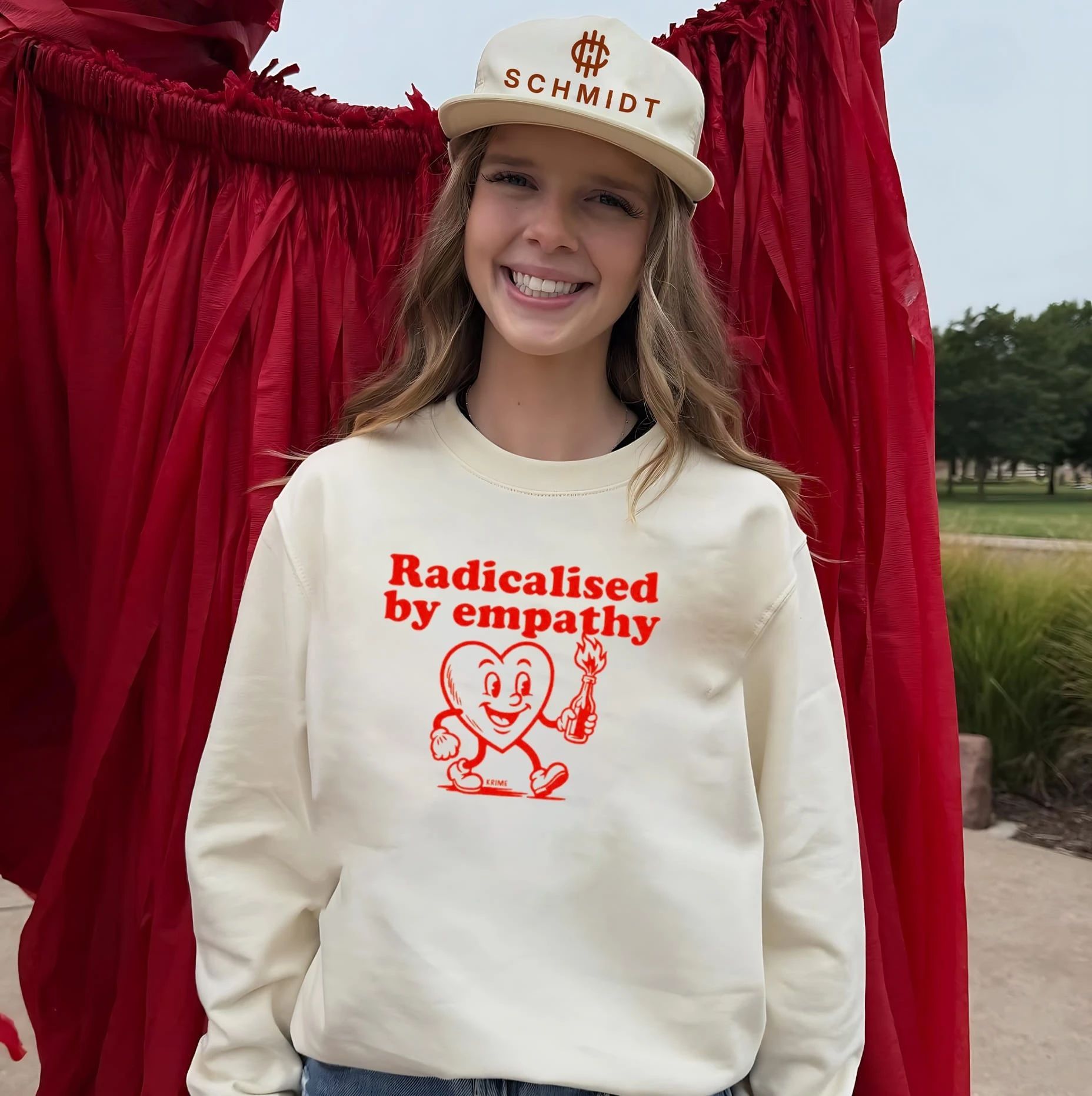 Radicalised by empathy shirt