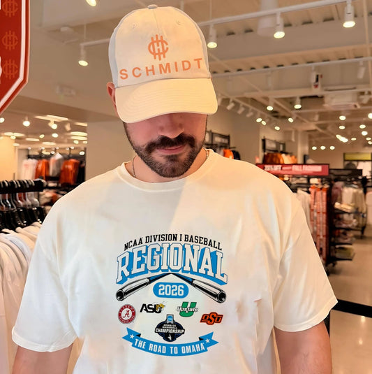 2026 NCAA Division I Baseball Regional Alabama The Road To Omaha logos shirt