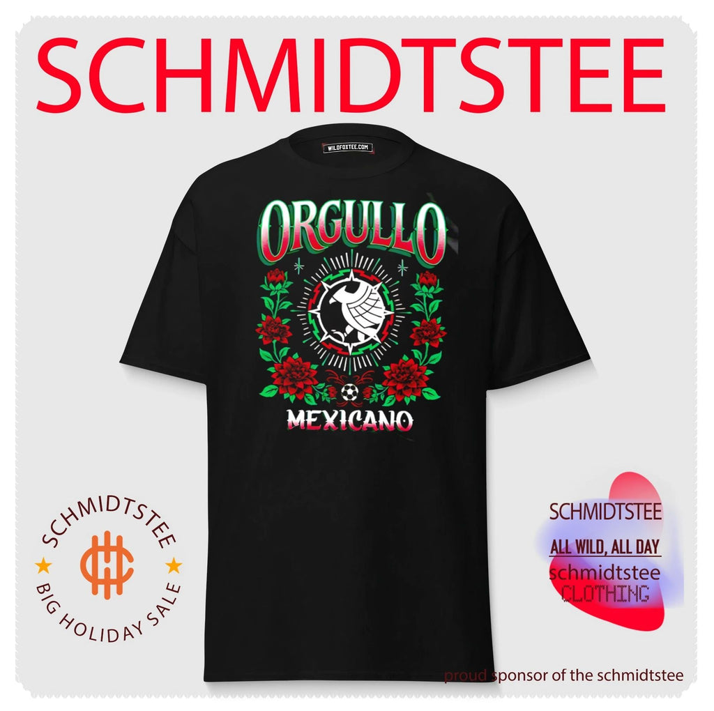 Orgullo Mexicano eagle crest graphic shirt