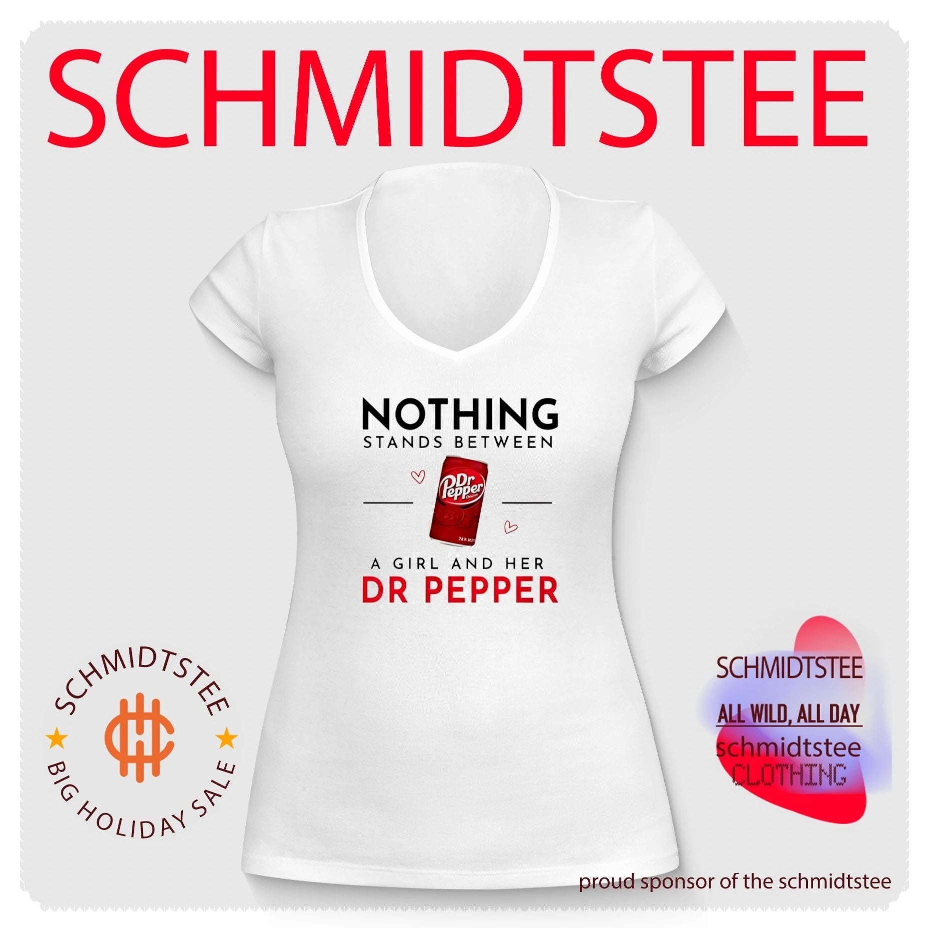 Nothing stands between a girl and her Dr Pepper shirt