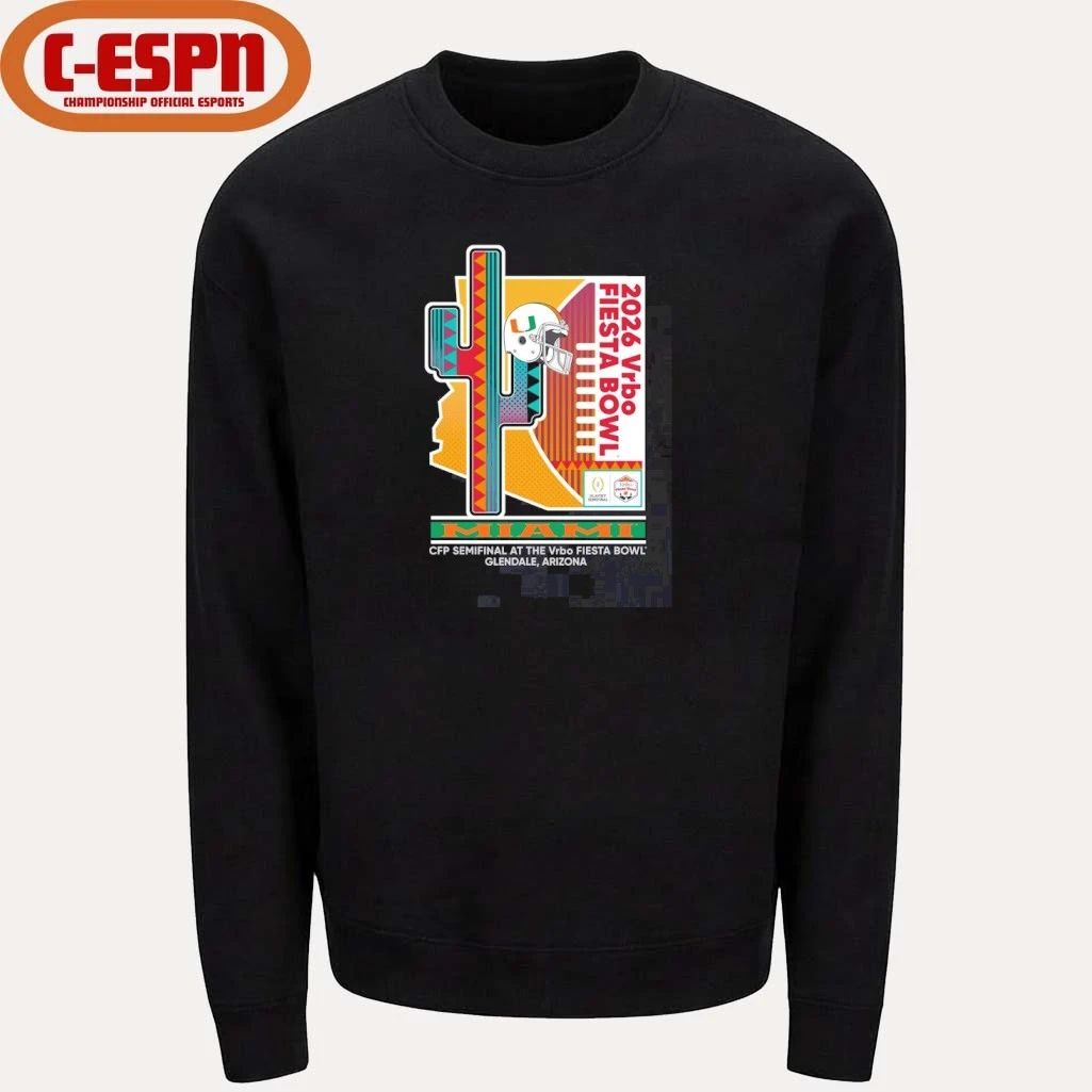 Miami Hurricanes CFP Semifinal At The Vrbo Fiesta Bowl Glendale, AZ T-Shirt