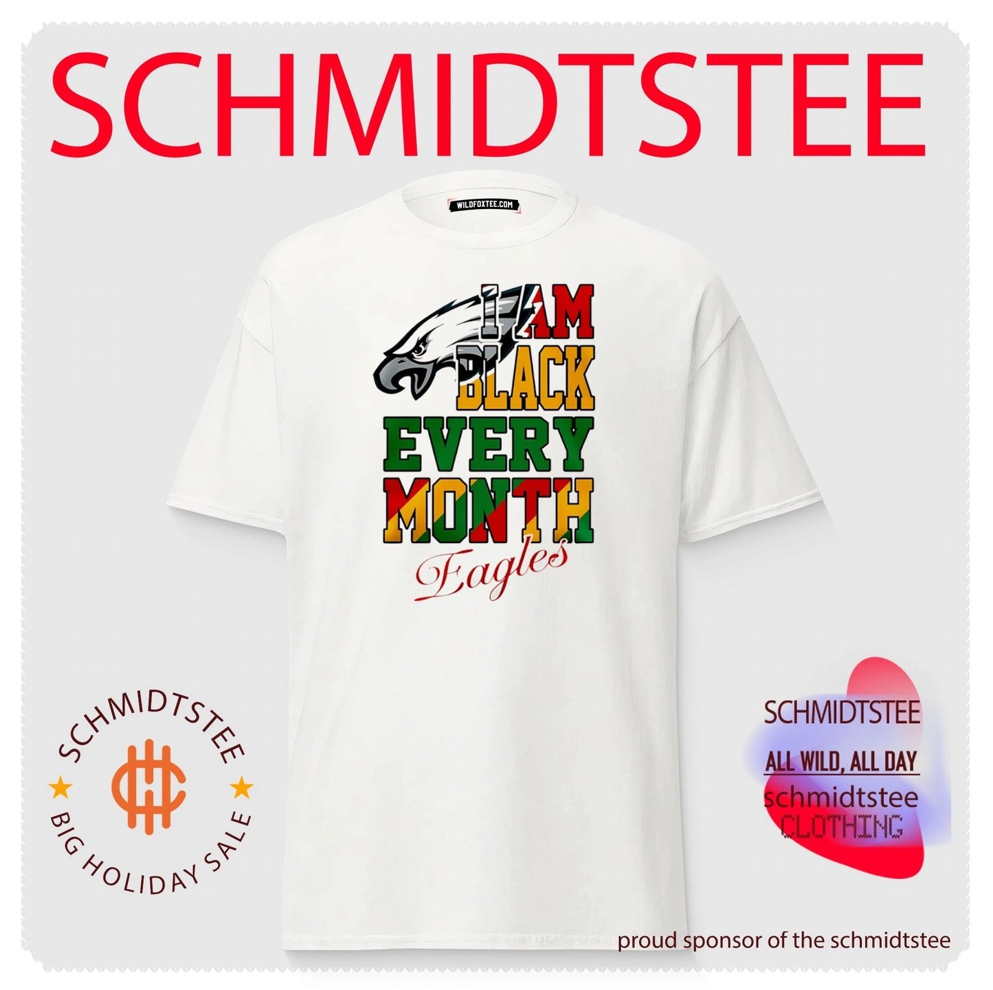 Philadelphia Eagles I am Black Every Month Juneteenth logo shirt