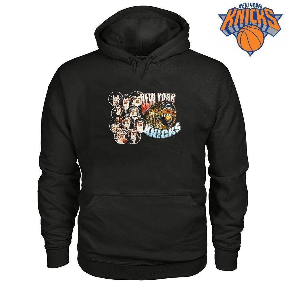 New York Knicks Champions NBA 2026 Championship Ring Team Players Roster Vintage Shirt