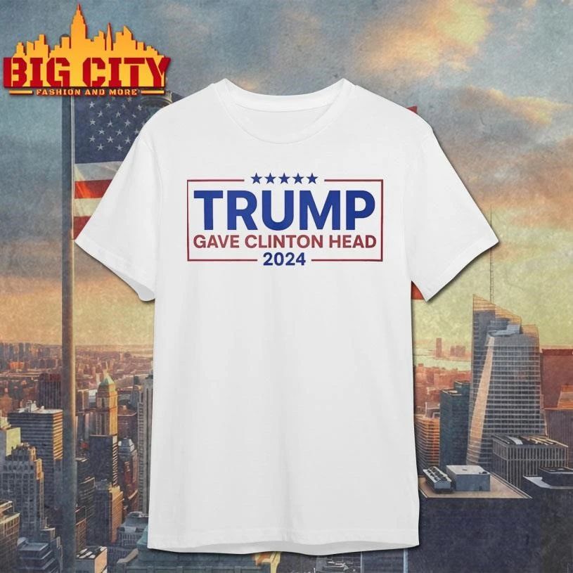 Original Trump Gave Clinton Head Bold Political Statement Shirt