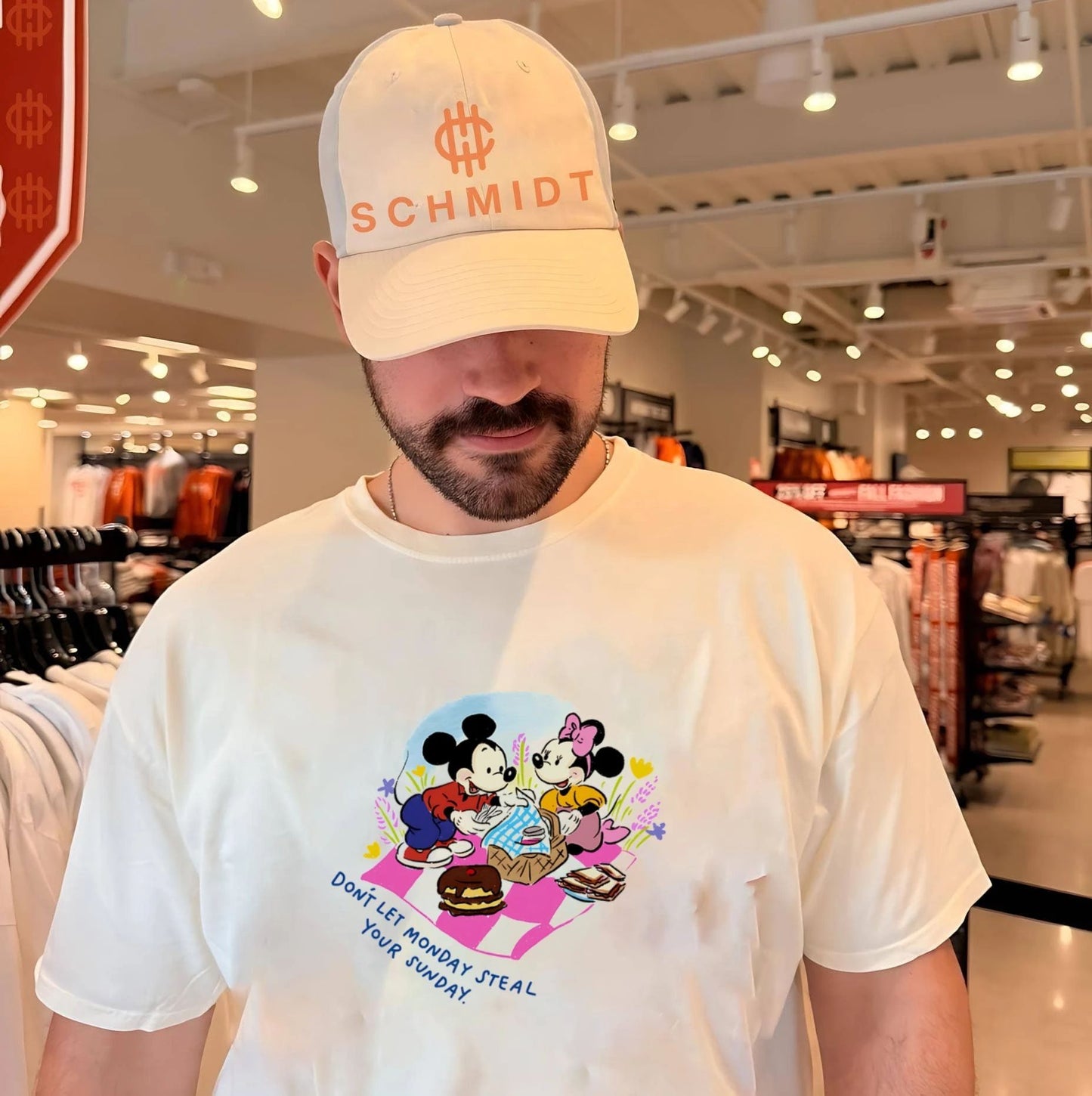 Mickey and minnie mouse don’t let monday steal your sunday shirt
