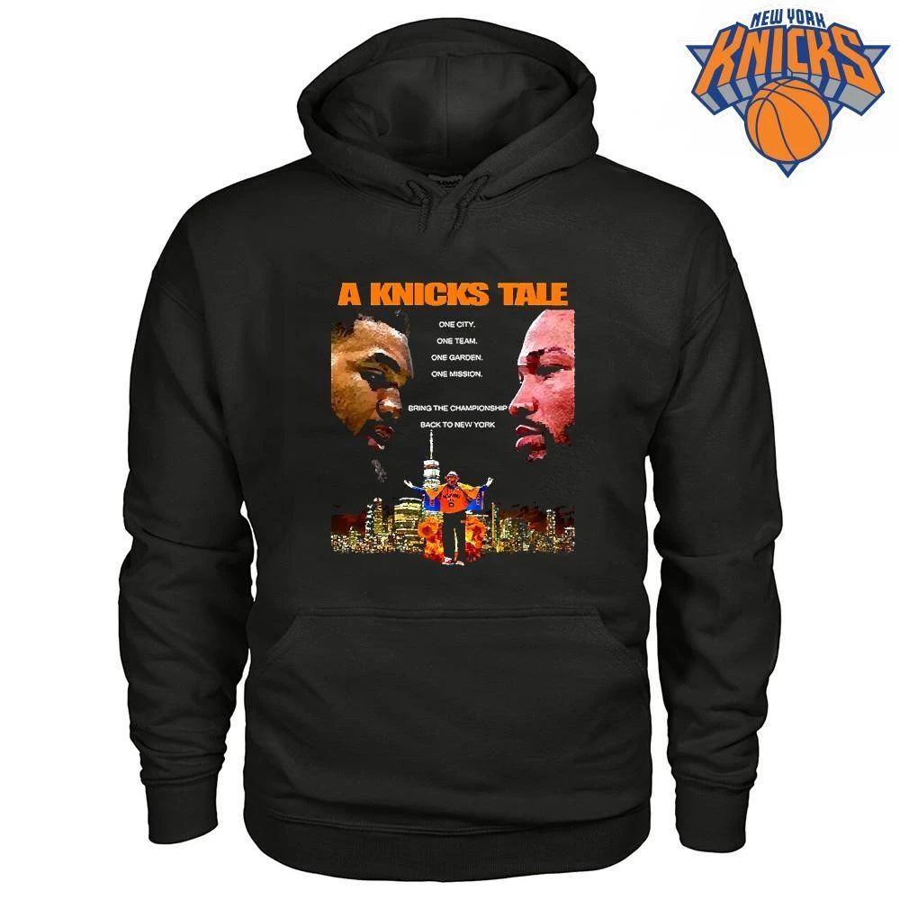 A Knicks Tale Towns Brunson Movie Poster Black New York Knicks Champions NBA 2026 Shirt