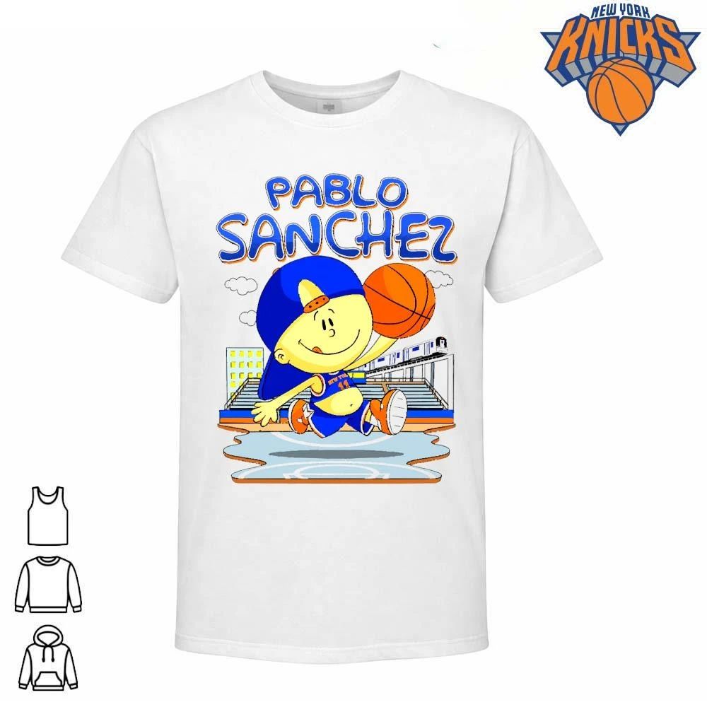 Pablo Sanchez Secret Weapon New York Basketball Vintage Cartoon Style Shirt