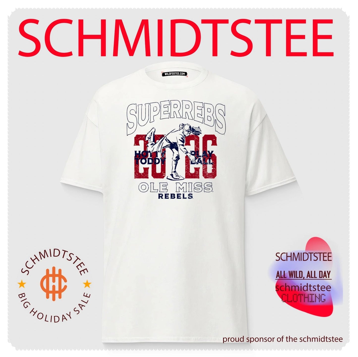 Ole Miss Rebels Super Rebs Hotty Toddy Play Ball shirt