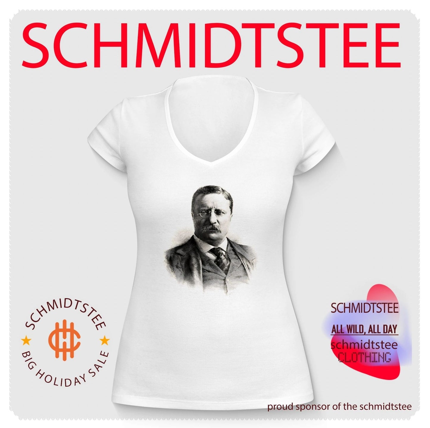 Theodore Roosevelt Bureau of Engraving Portrait shirt