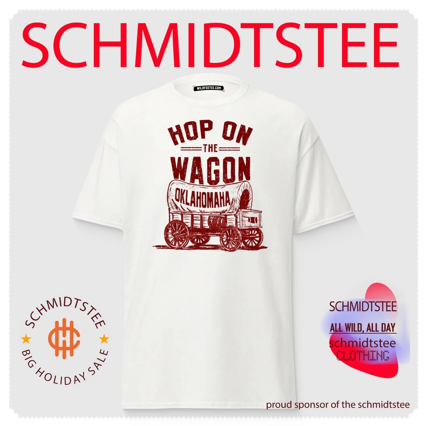 Oklahoma baseball Okalahomaha Hop On the Wagon 2026 CWS OK Wagon shirt
