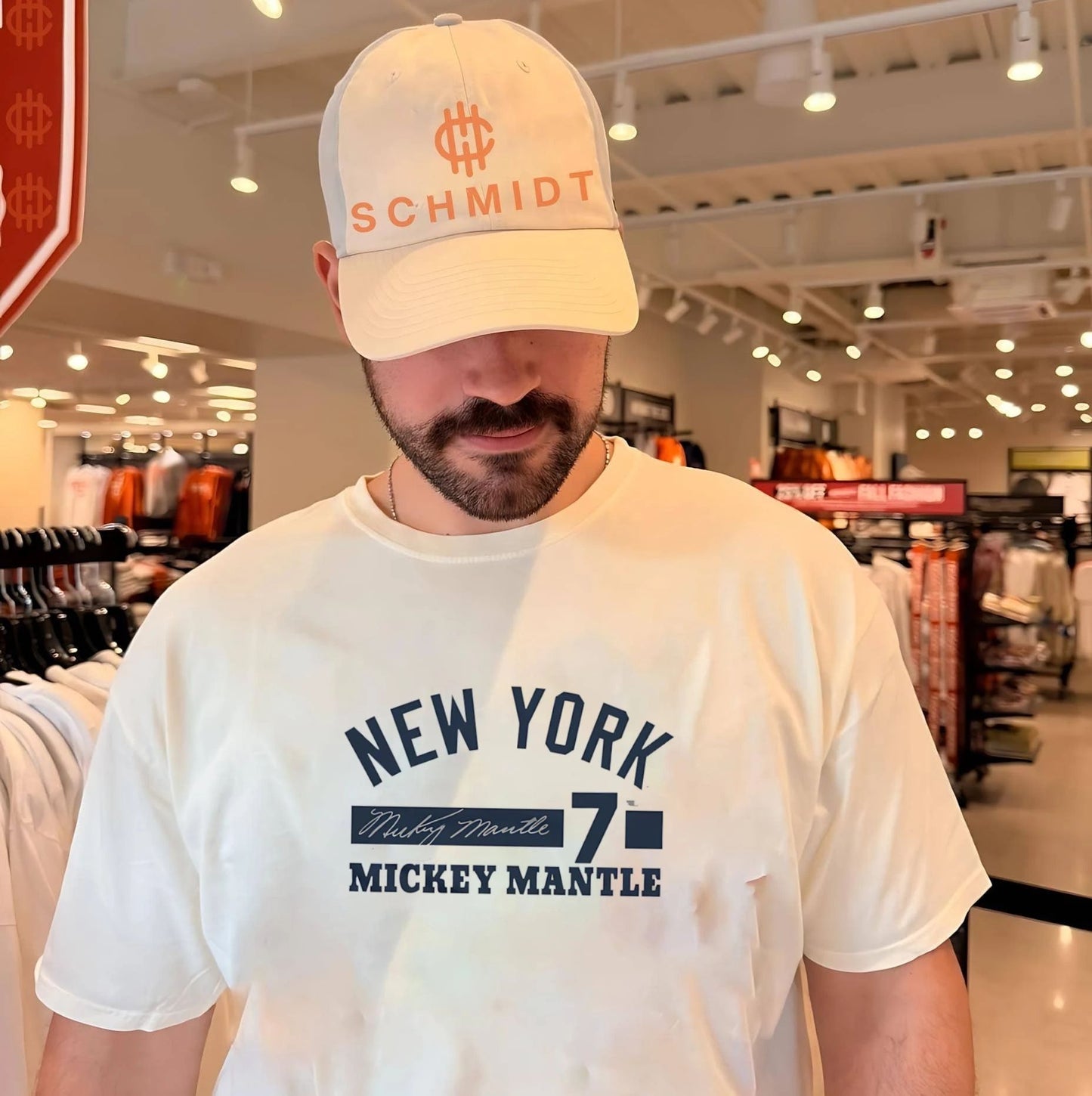 New York Yankees Mickey Mantle Signature Name & Number shirt