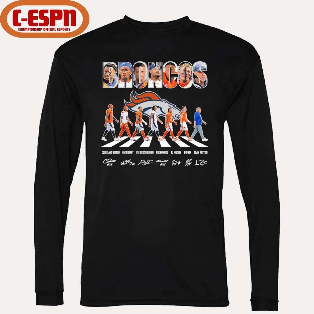 Denver Broncos Players Abbey Road Playoffs Shirt