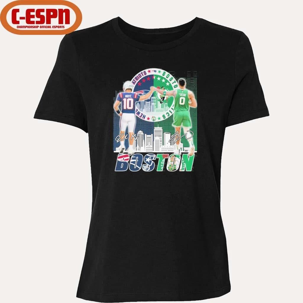 Boston Sports Teams Drake Maye And Jayson Tatum Shirt