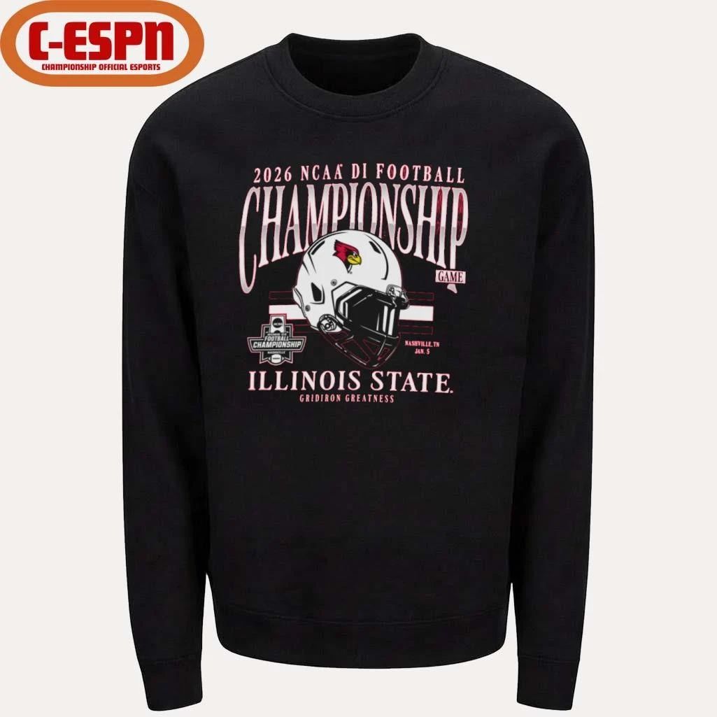 Illinois State Redbirds 2026 FCS Football Championship Helmet Shirt