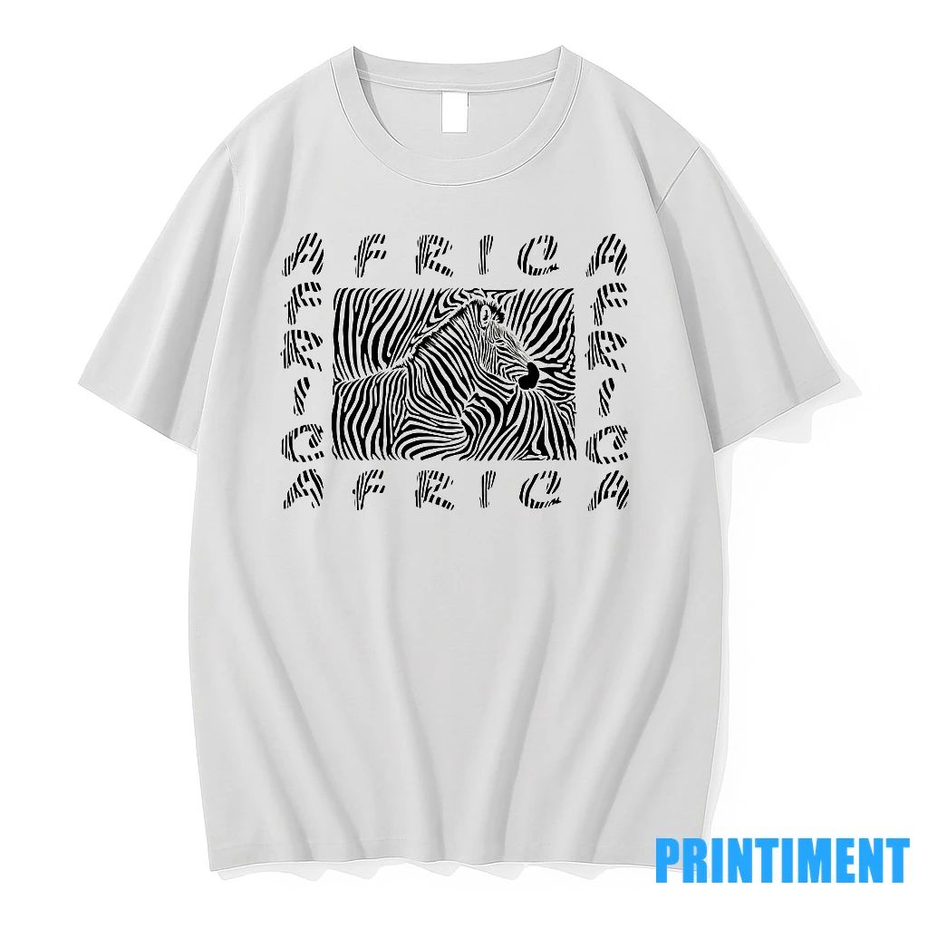 Africa Zebra Motif Vintage Tshirts Sweater