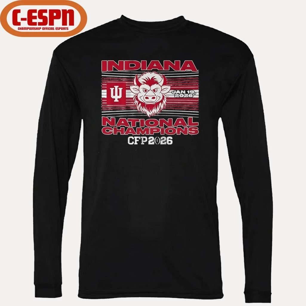 Indiana Hoosiers National Champions CFP 2026 January 19 T-Shirt