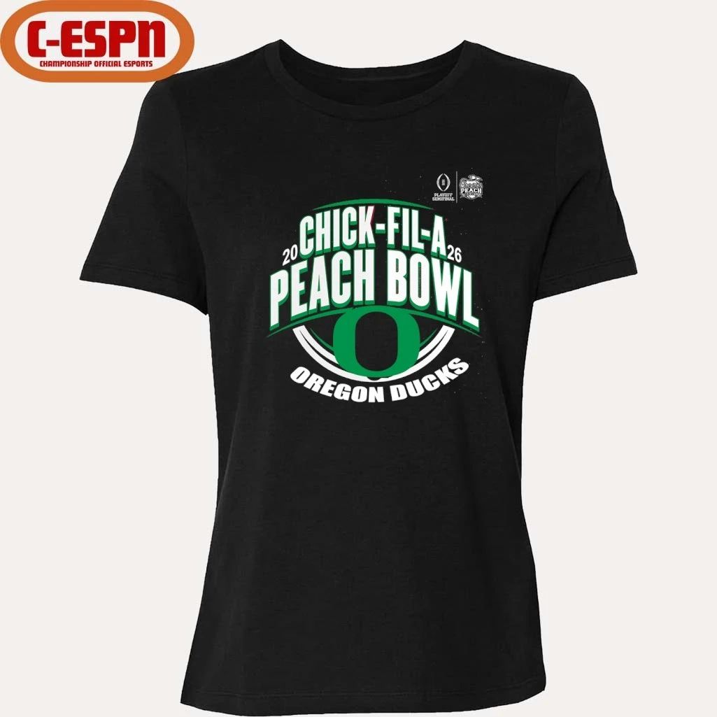 Oregon Ducks CFP Semifinal At The Peach Bowl 2026 T-Shirt