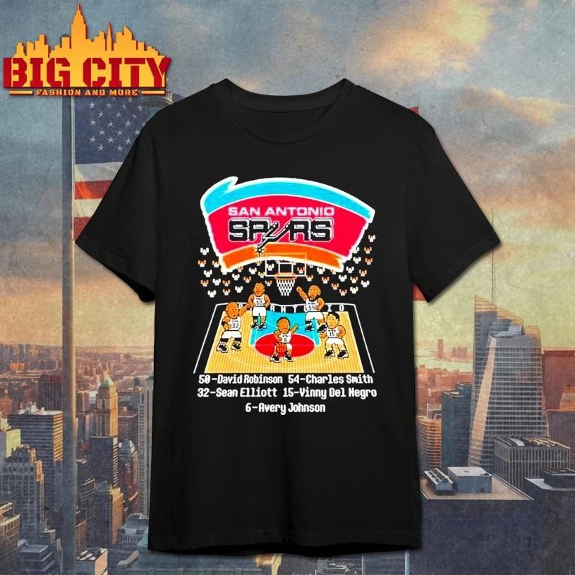 San Antonio Spurs Caricature 8 Bit Shirt