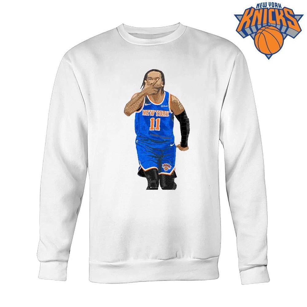 New York Knicks Jalen Brunson 11 Three Point Celebration Shirt