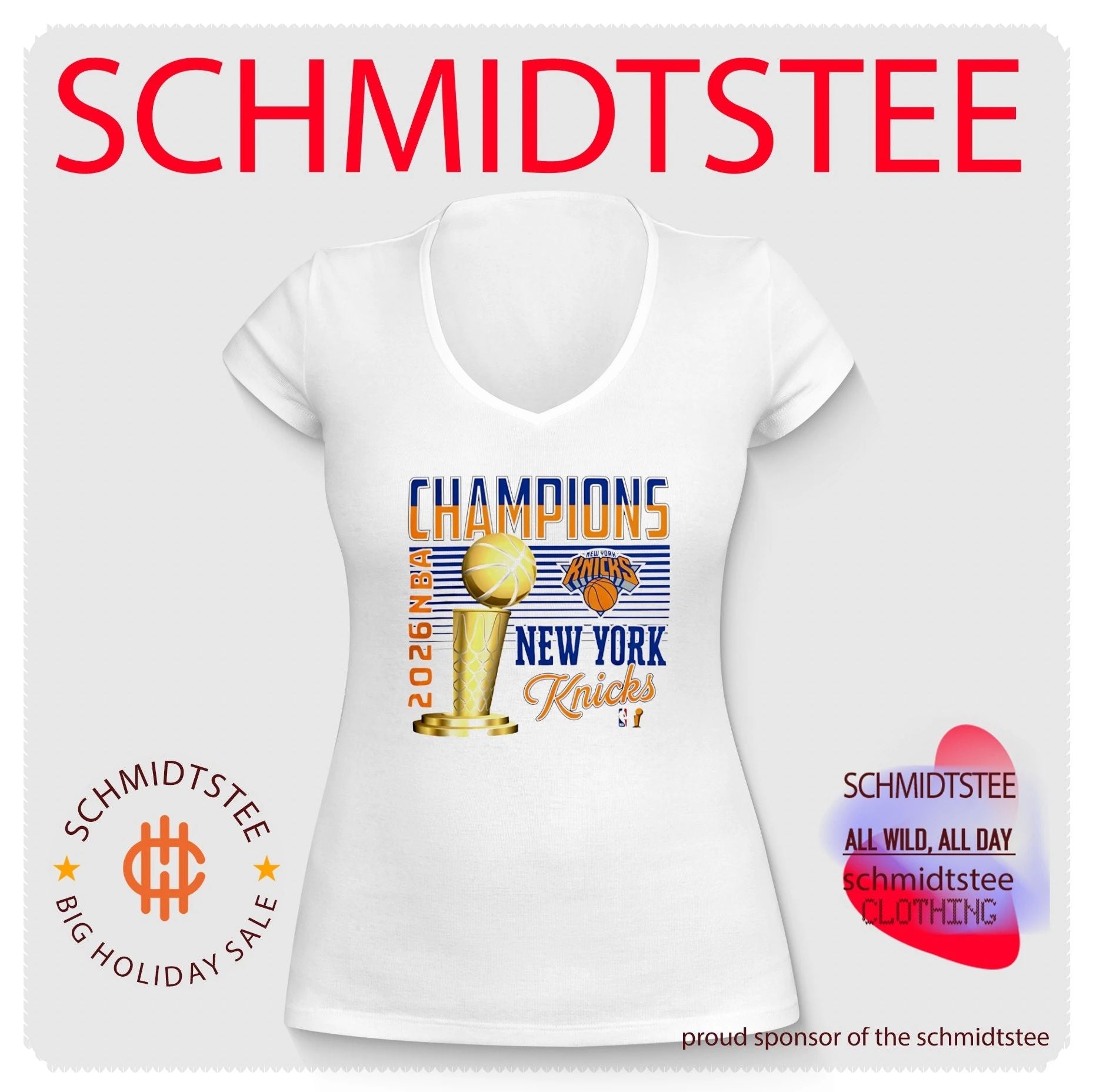 New York Knicks NBA Champions 2026 shirt