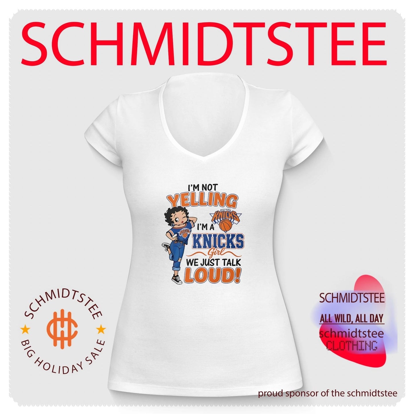 I’m not yelling I’m a New York Knicks girl we just talk loud shirt