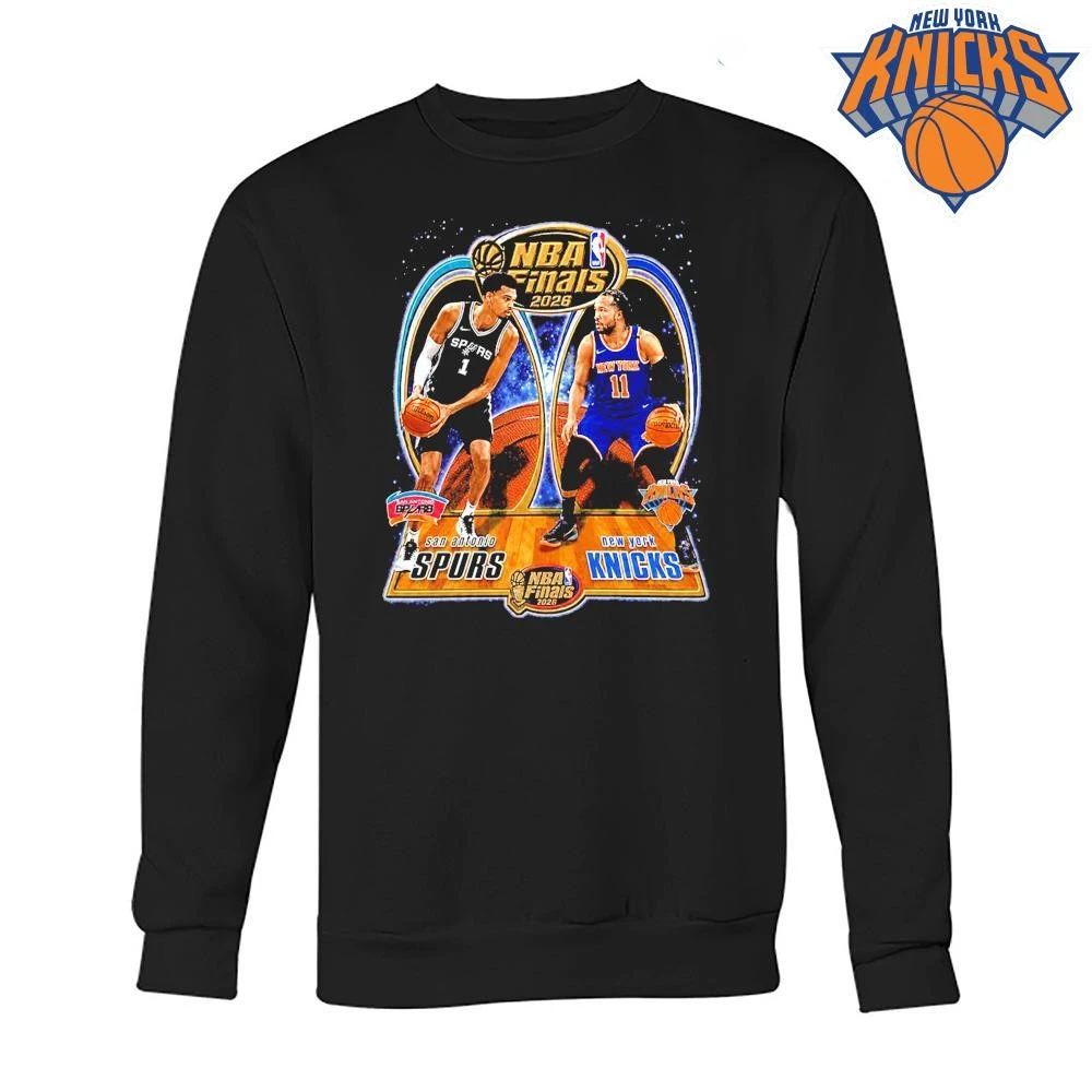 San Antonio Spurs vs New York Knicks NBA Finals 2026 Championship Shirt