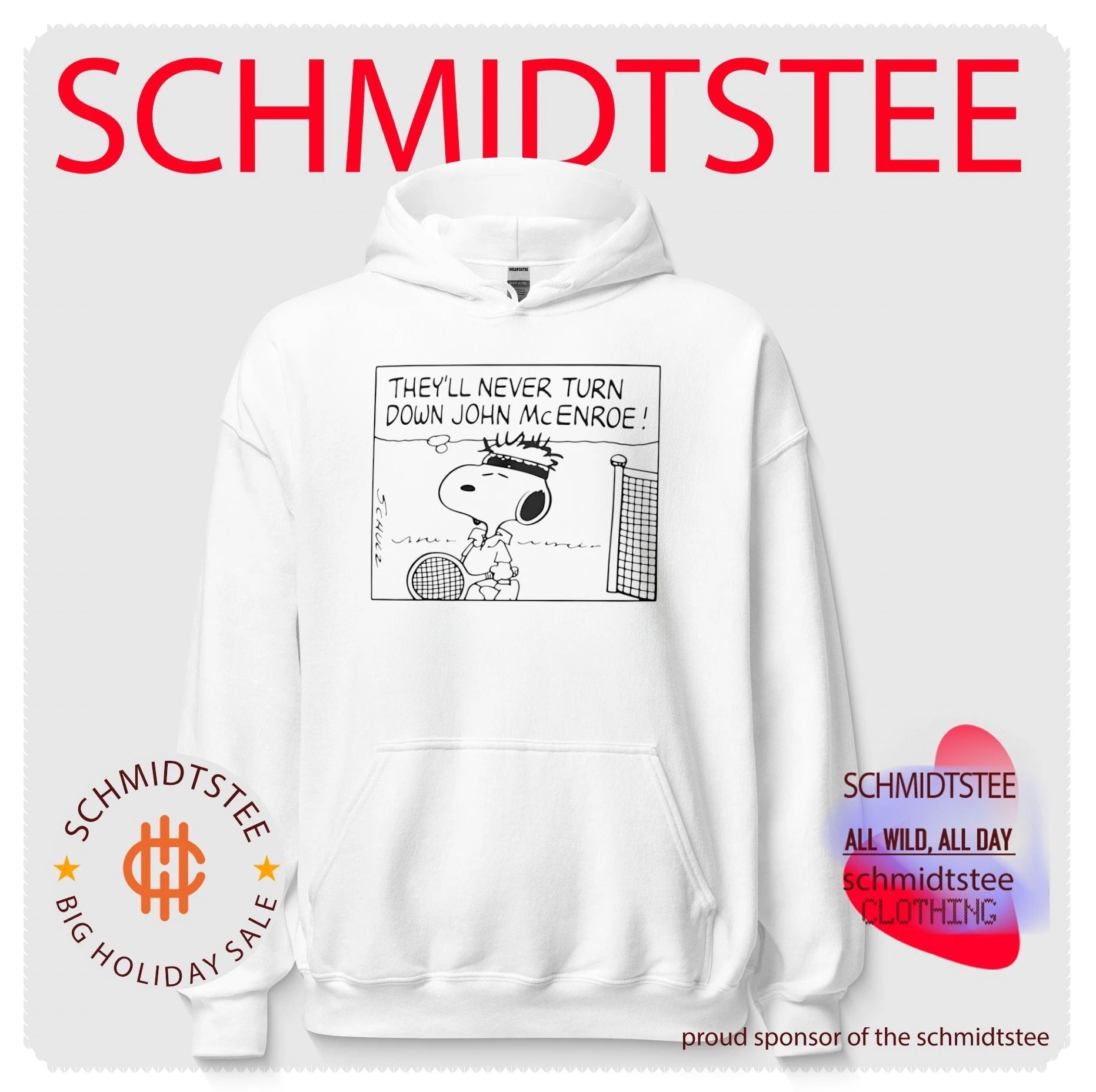 Snoopy They’ll never turn down John McEnroe shirt