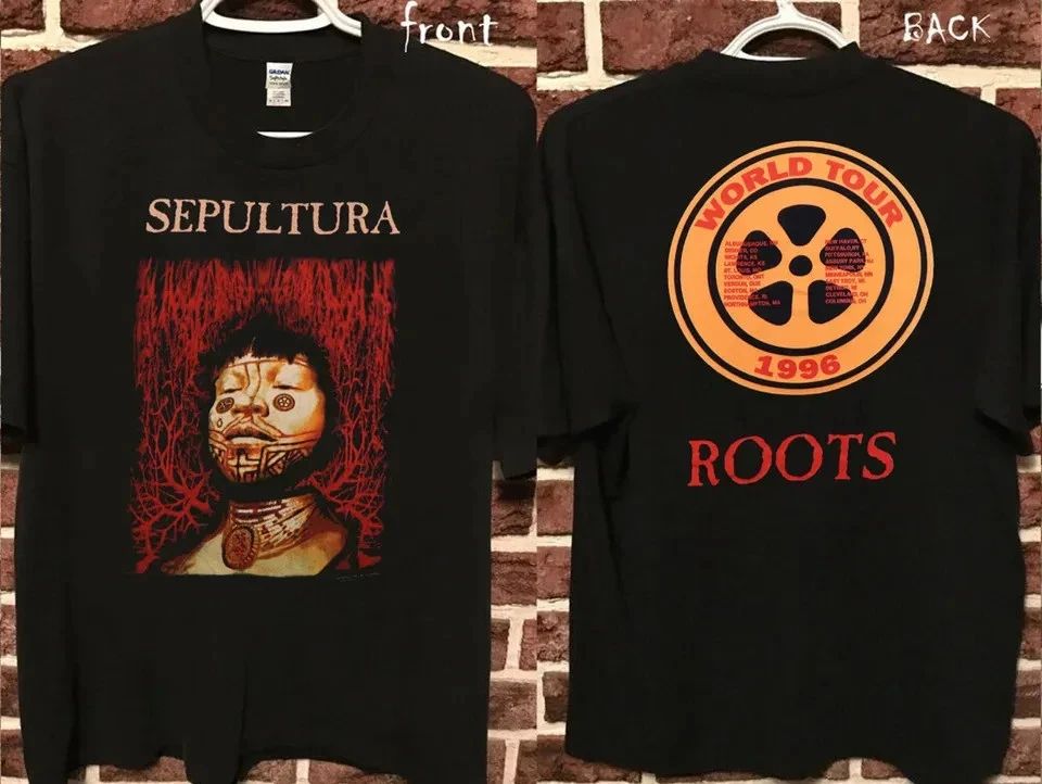 Vintage 1996 Sepultura Roots World Tour Sepultura Sepultura Tee (1)