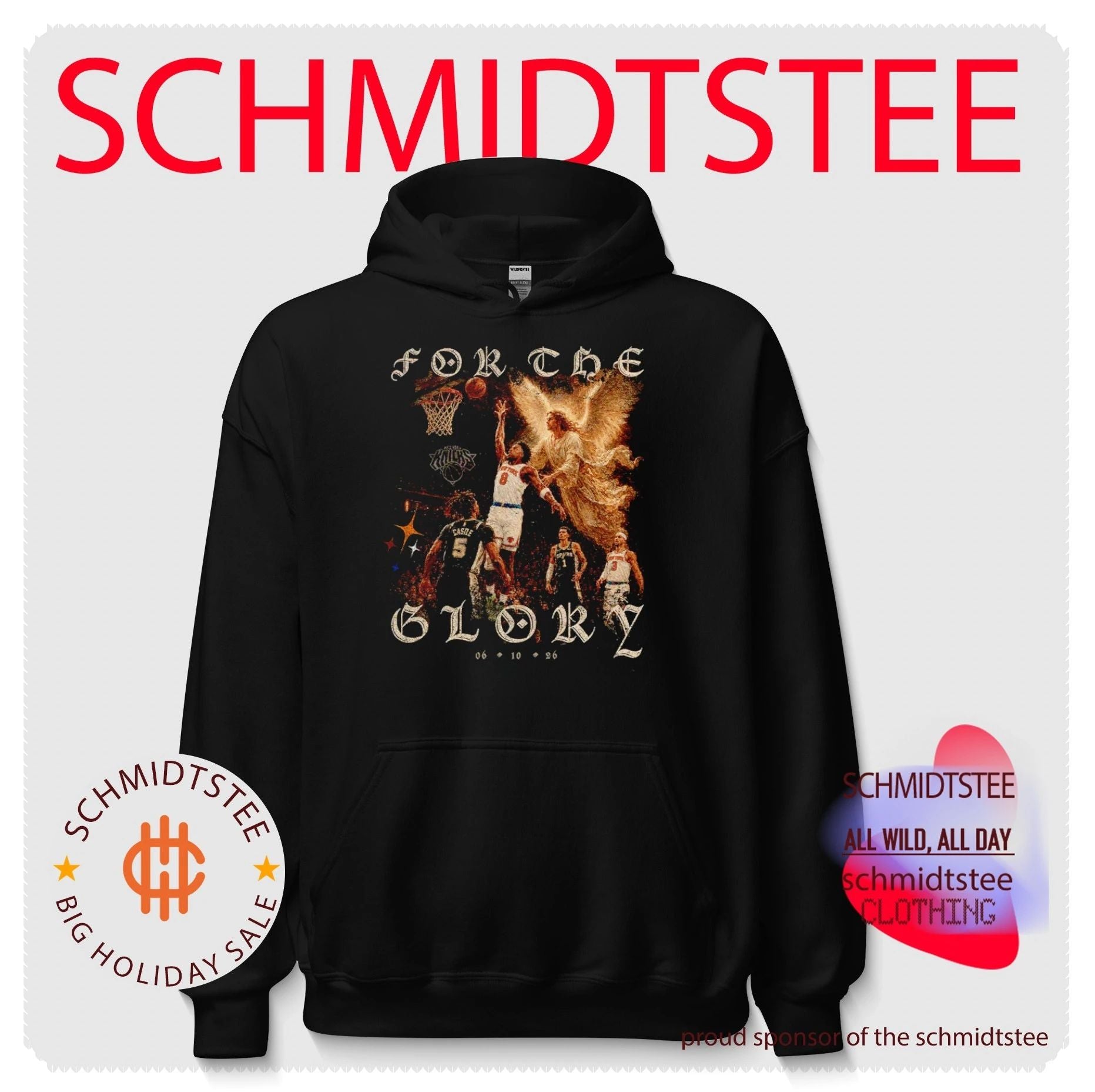 For The Glory OG Anunoby New York Knicks 2026 NBA World Champions shirt