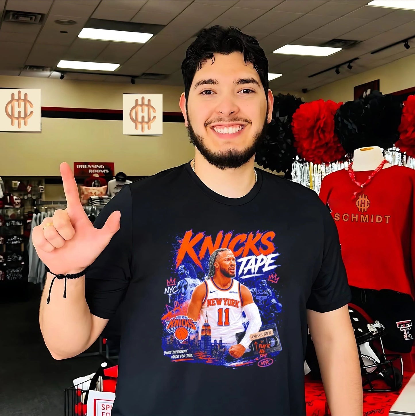 Jalen Brunson New York Knicks 2026 NBA Champions Knicktape graphic shirt