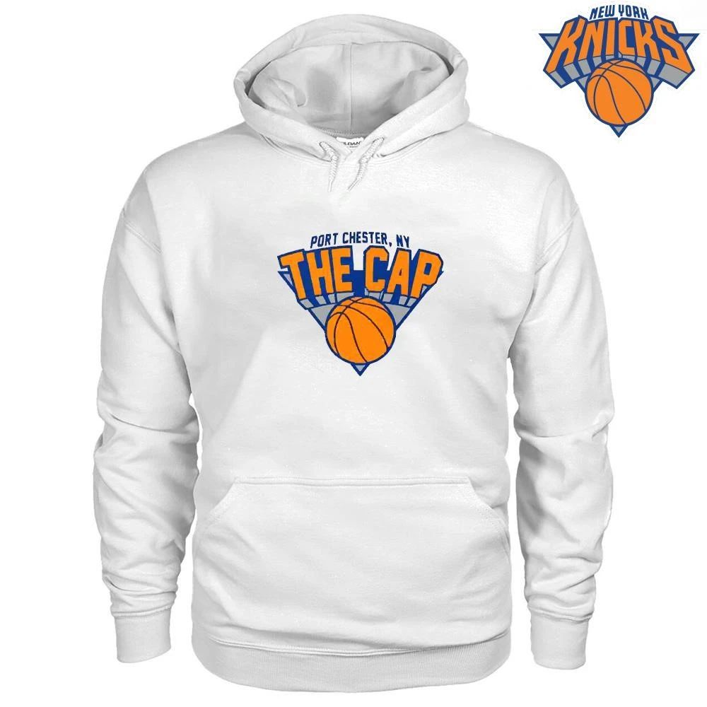 New York Knicks Champions NBA 2026 Port Chester NY The Cap Basketball Shirt