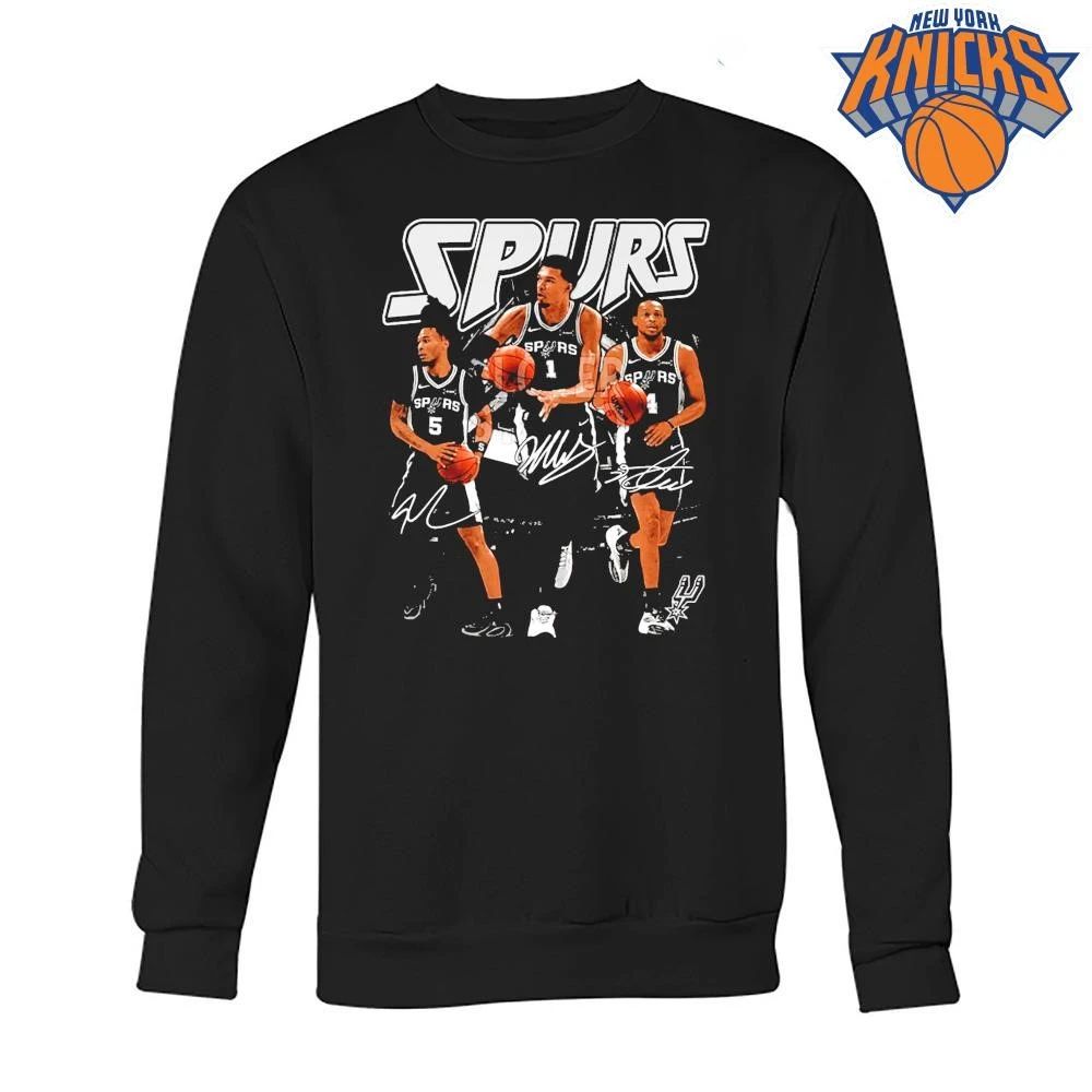 San Antonio Spurs NBA Finals 2026 Game 1 Victor Wembanyama Team Vintage T Shirt