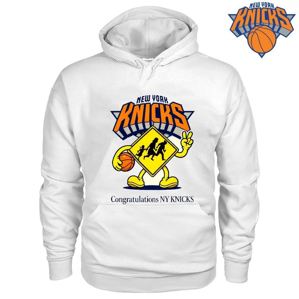 New York Knicks Champions NBA 2026 Congratulations NY Knicks Pedestrian Crossing Mascot Shirt