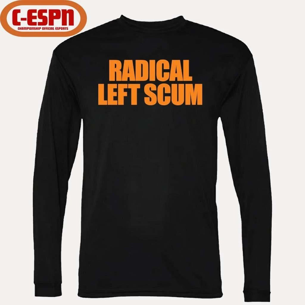 Radical Left Scum – Orange T-Shirt