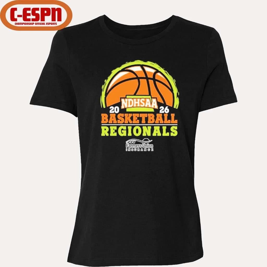2026 NDHSAA Region Basketball Tournament Shirt
