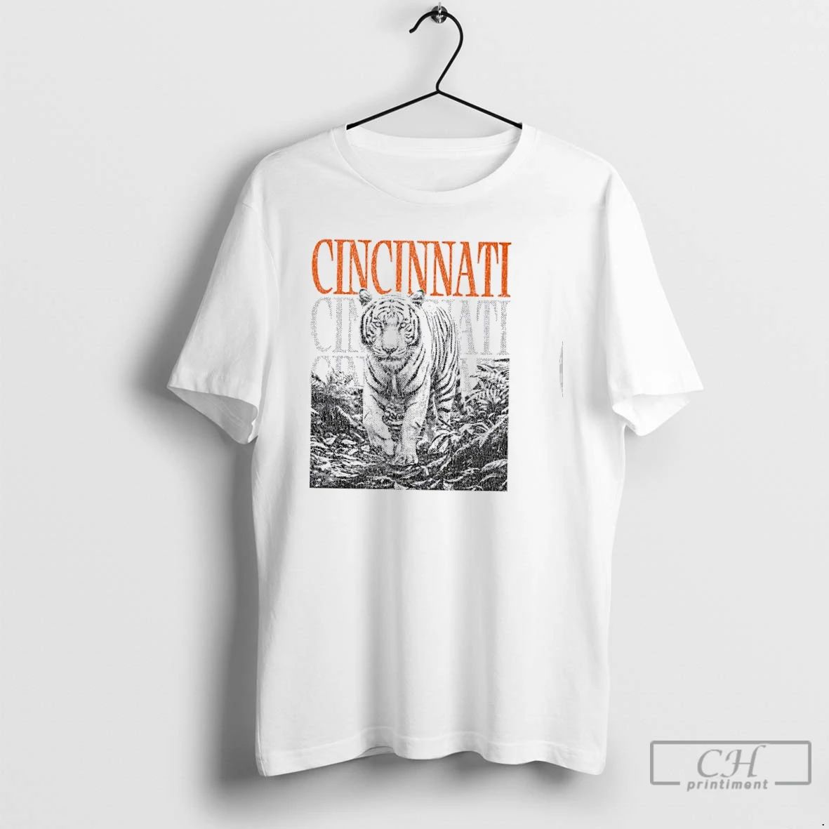 Premium Cincinnati Cyclones Jungle Vibes White Tiger T Shirts