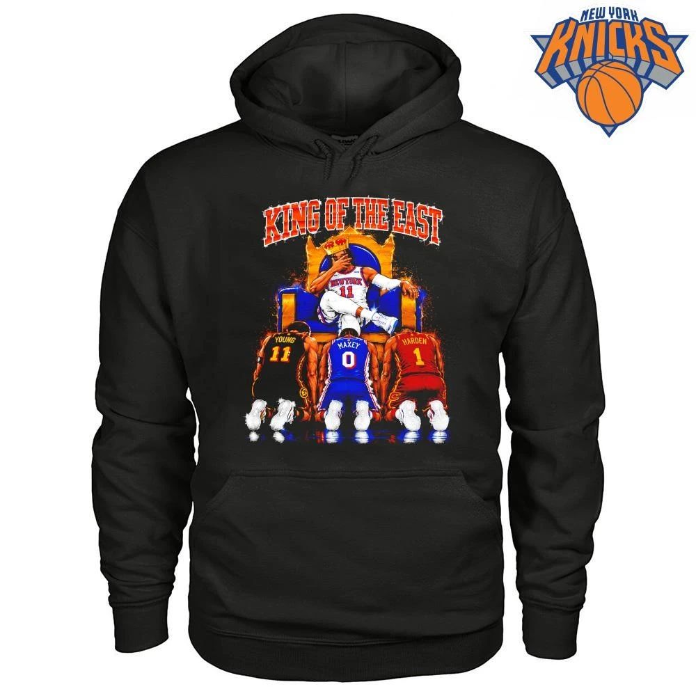 New York Knicks Jalen Brunson King Of The East Young Maxey Harden NBA Finals 2026 Shirt