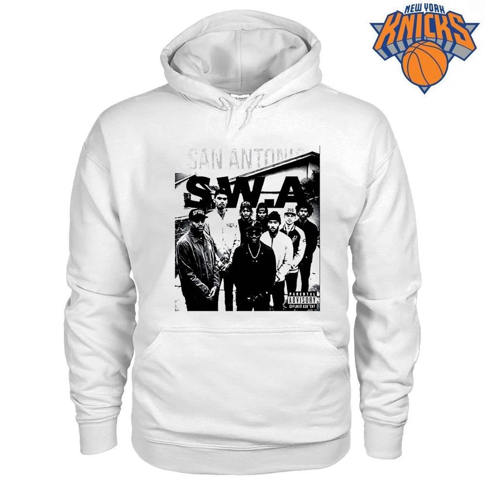 San Antonio Swa San Antonio Swa Parental Advisory Explicit Content White Shirt