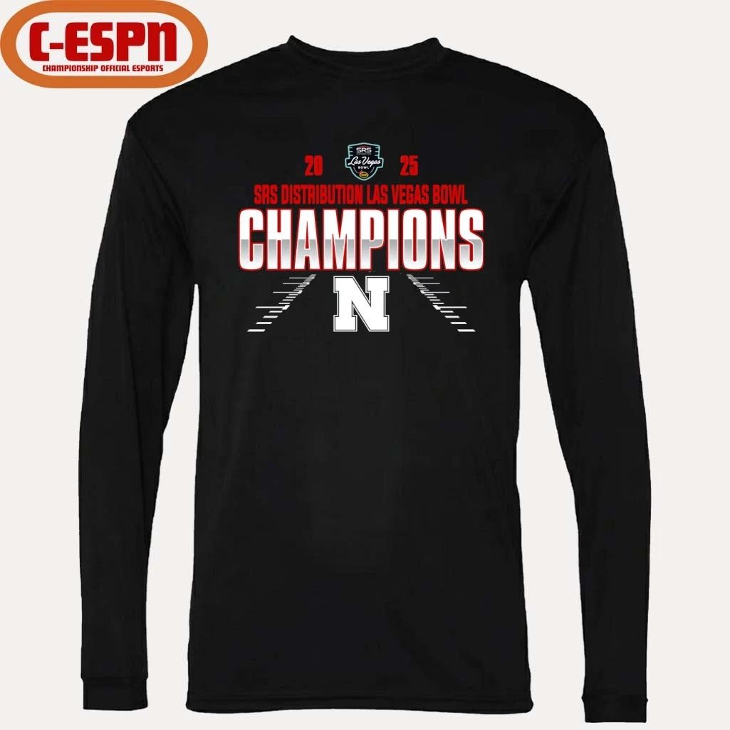 Nebraska Huskers Las Vegas Bowl Champions 2025 Shirt