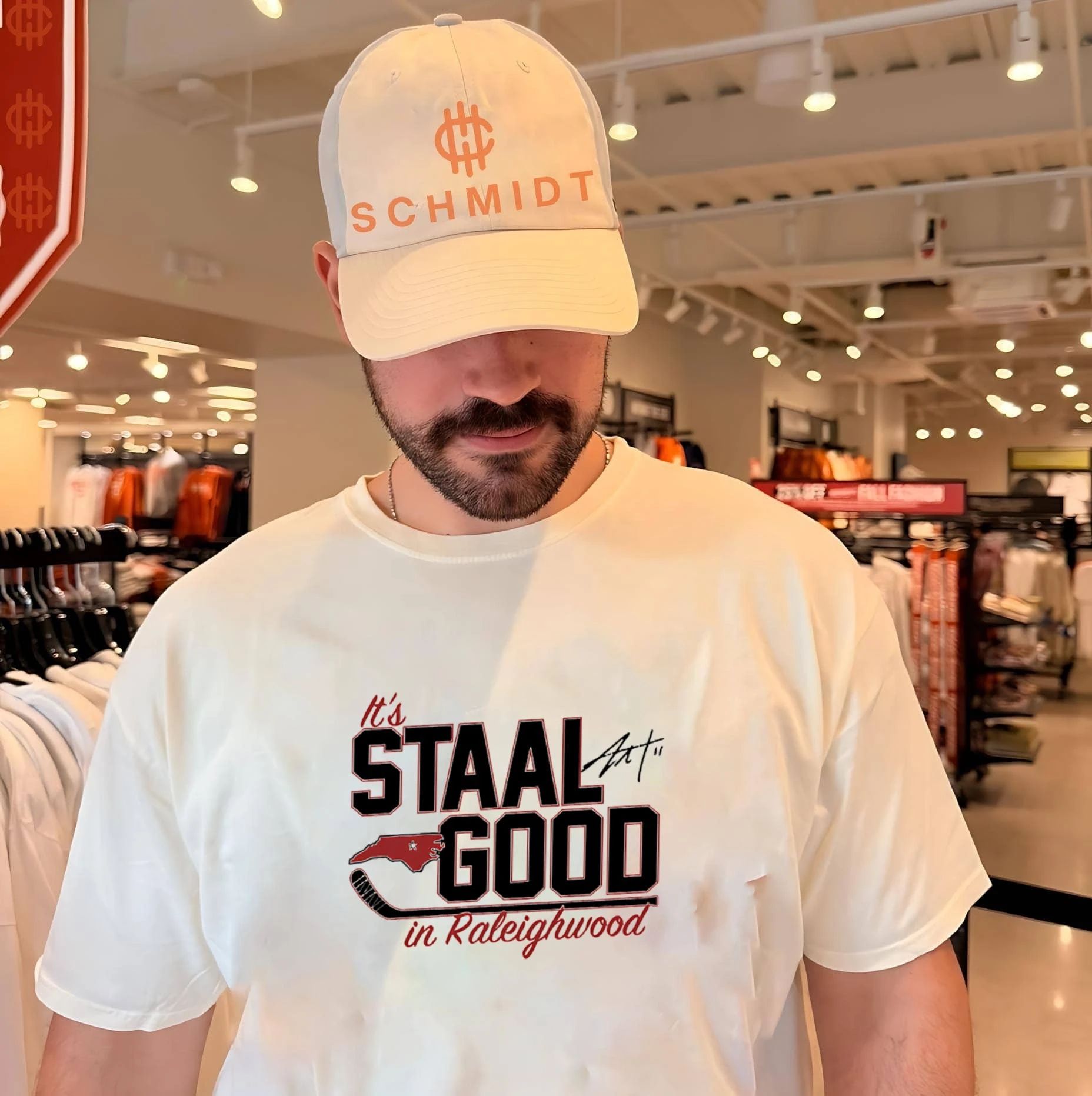 Jordan Staal Carolina Hurricanes It’s Staal Good in Raleighwood signature shirt