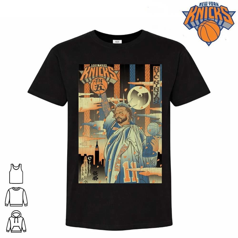 Jalen Brunson Number 11 Statue of Liberty Wu Tang New York Knicks Champions NBA 2026 Shirt