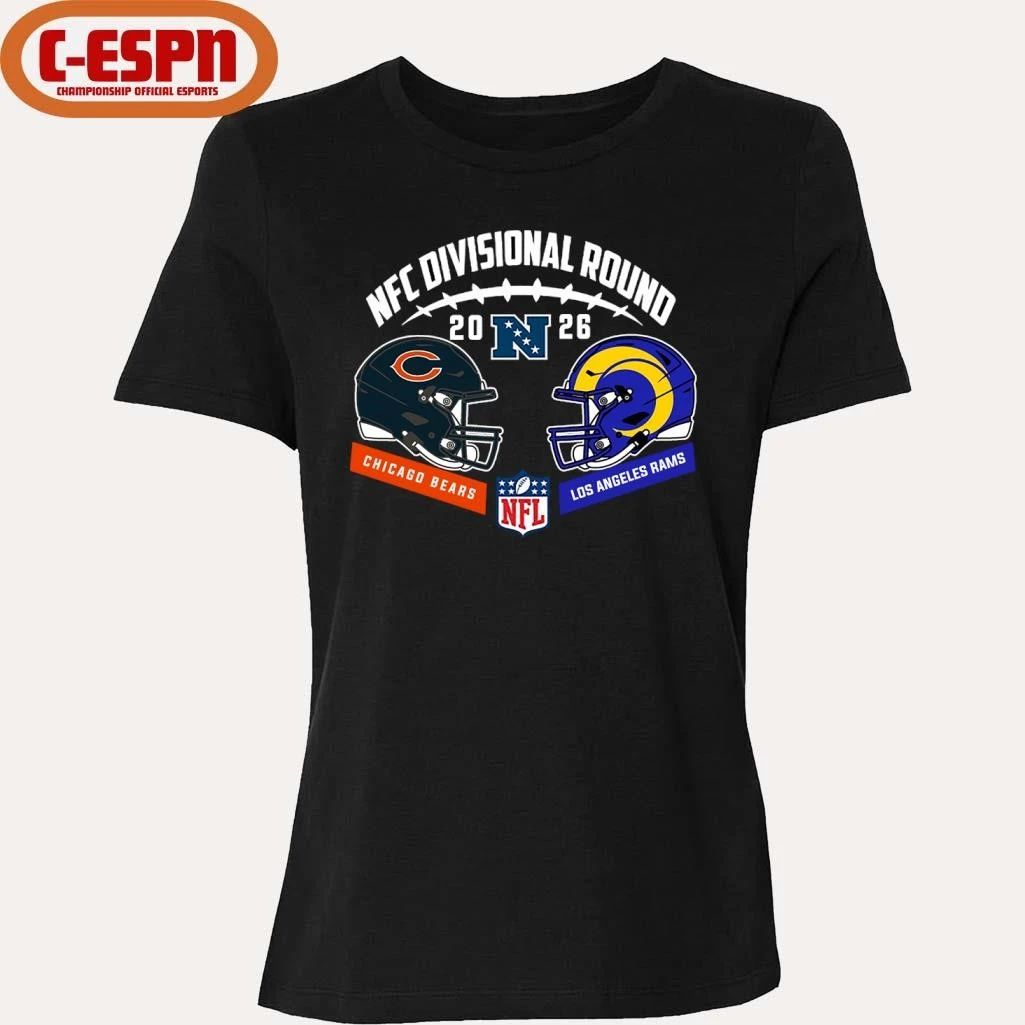 Chicago Bears Vs Los Angeles Rams 2026 NFC Divisional Round Matchup T-Shirt